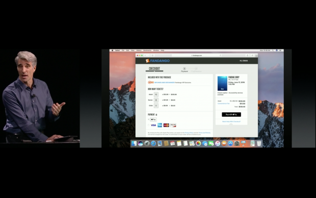 Apple zeigt Mac OS Sierra (Bild: Apple/Screenshot: Golem.de)